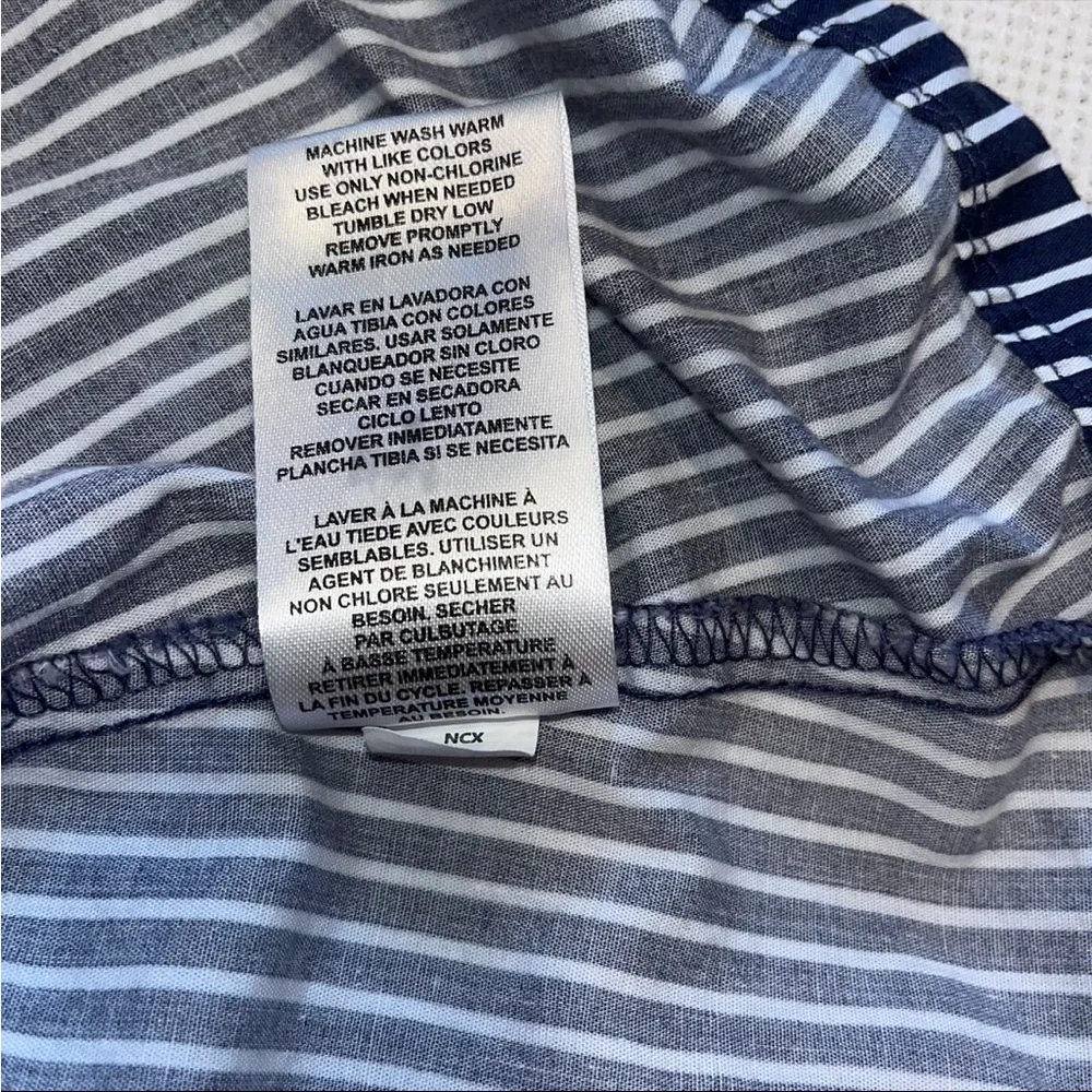 Penelope Mack Blue Sundress with Sleeveless Design and Scoop Neck